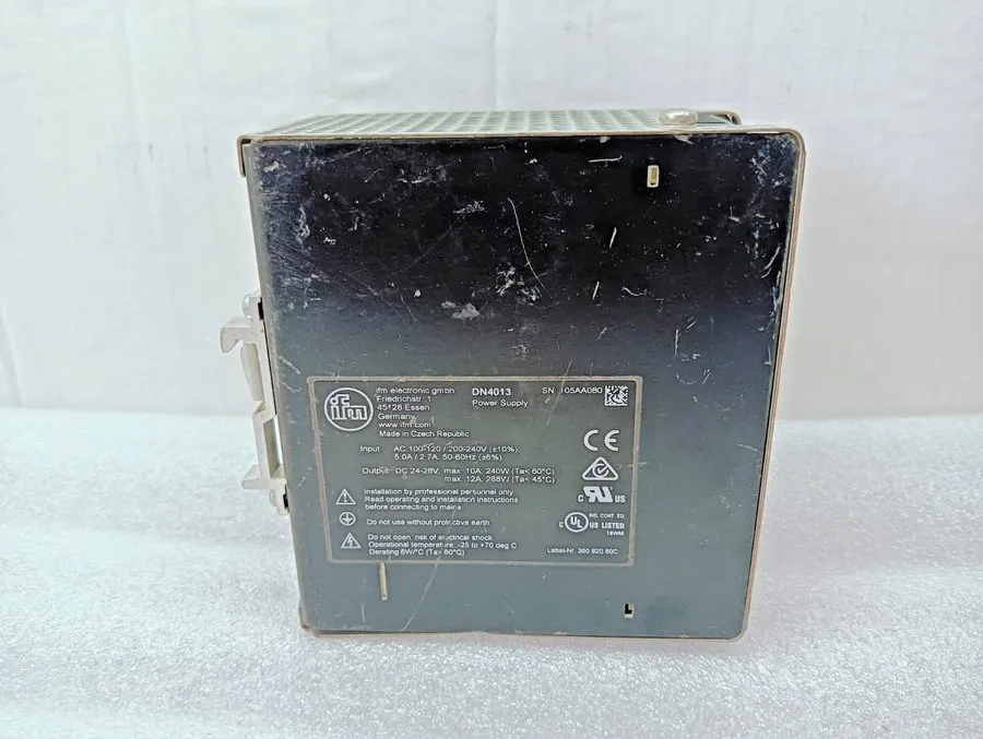 Блок питания IFM Power Supply 24V DC 10A 240W Single Phase DIN Rail Industrial S — фото лота 2