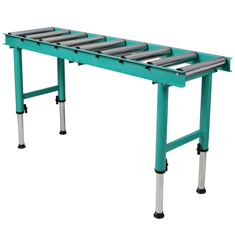 Конвейер Portable Gravity 9 Roller Conveyor 440lbs Capacity Adjustable Height 25