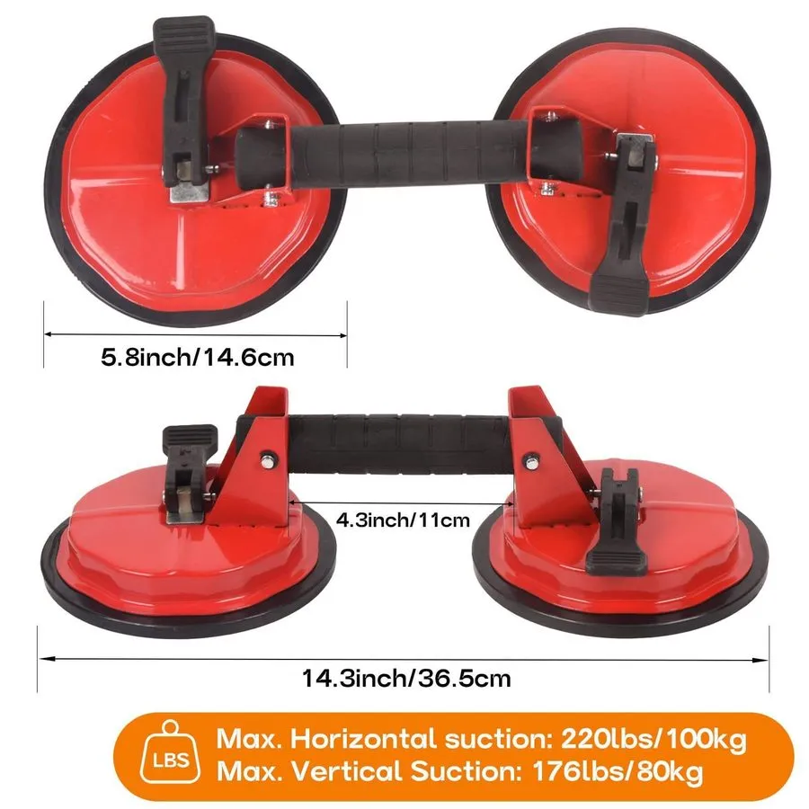 Вакуумная присоска Glass Suction Cup 5.75in Adjustable Vacuum Suction Cups 220lb — фото лота 2