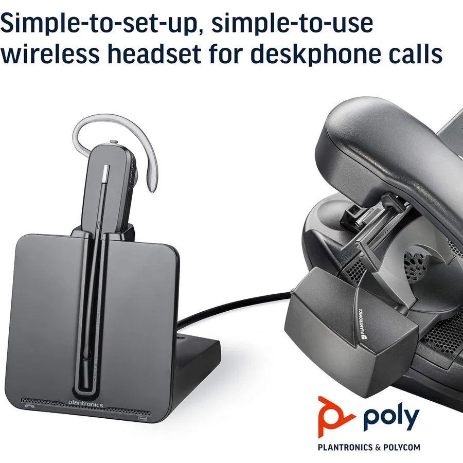 IP-телефон Plantronics Poly CS540 DECT Mono Wireless Headset, Desk Phone, NC