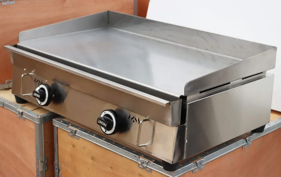 Гриль Commercial Gas Griddle Flat Top Grill Half Grooved 28" Stainless Steel 280