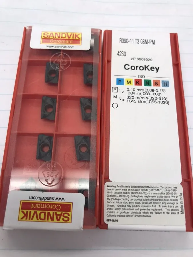 Режущий инструмент R390-11T308M-PM 4230 SANDVIK INSERT