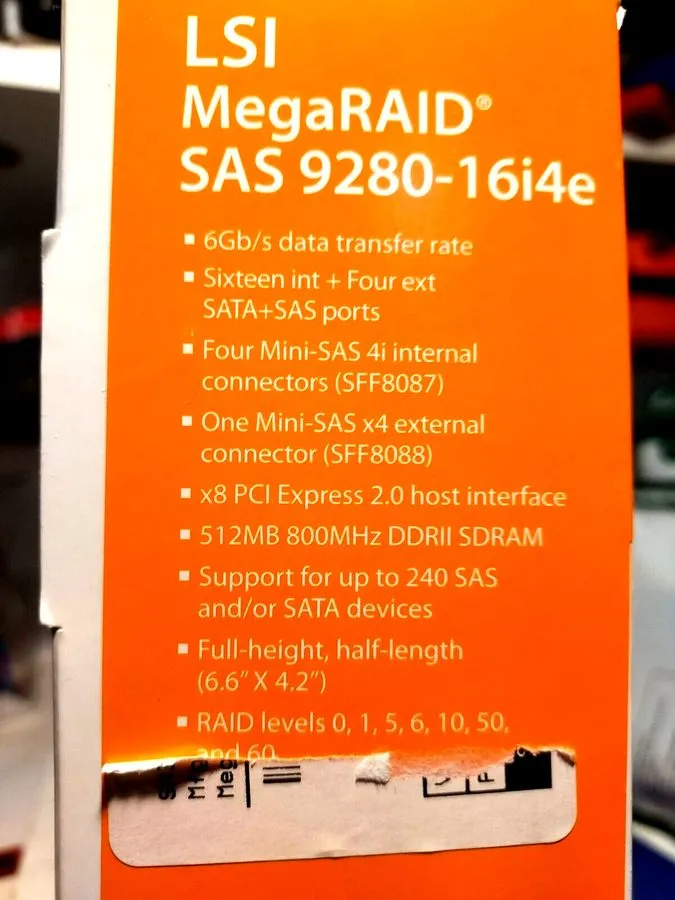 Контроллер LSI MegaRAID MR SAS 9280-16i4e 6GB/s SAS PCIe RAID Controller Card — фото лота 2