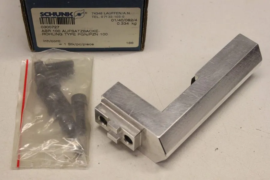 Робот Schunk 300727 ABR100 ABR 100 PGN100 PZN100 Attachment Jaw Gripper 0300727 