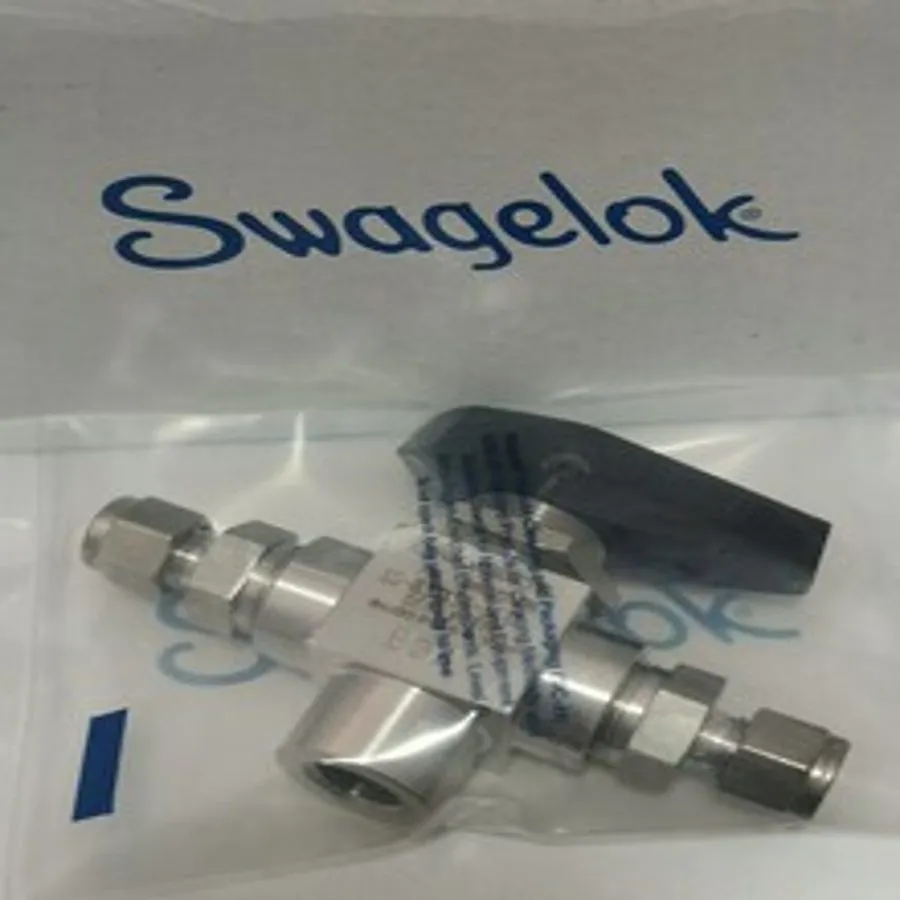 Клапан Swagelok SS-83XKS4 Stainless Steel 3-Piece High Pressure 3-Way Ball Valve — фото лота 1