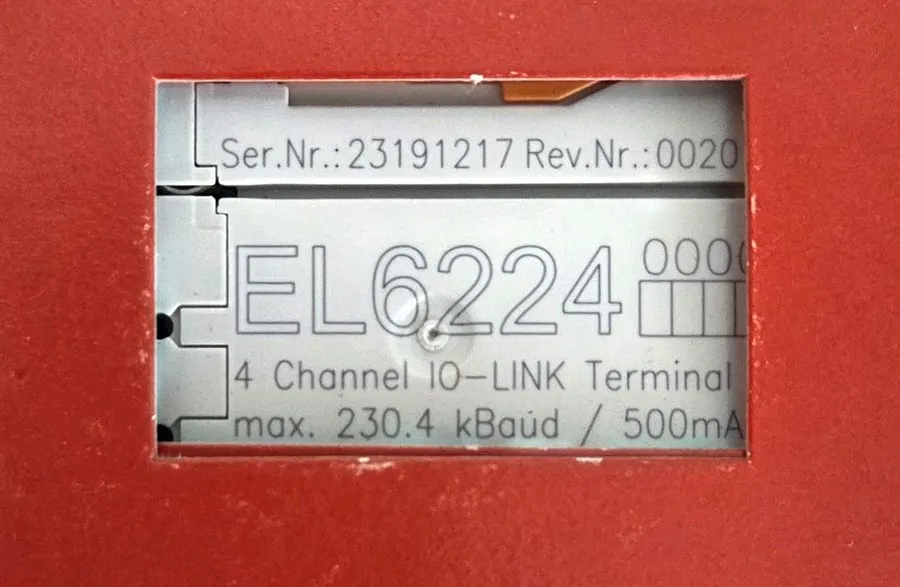 Модуль ввода-вывода Beckhoff EL6224 4-Channel IO-Link Master EtherCAT Terminal