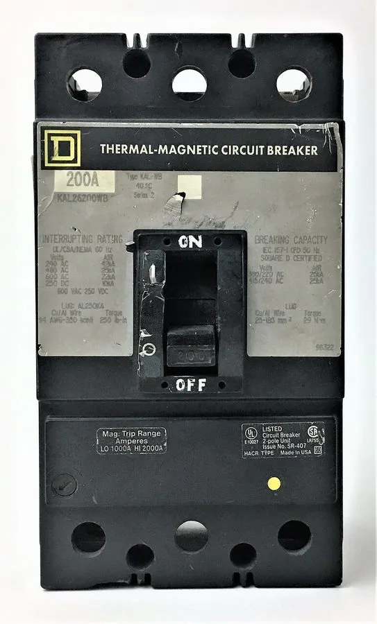 Автоматический выключатель SQUARE D KCL34125 3 pole 125 amp 65kA@480v Feed Thru