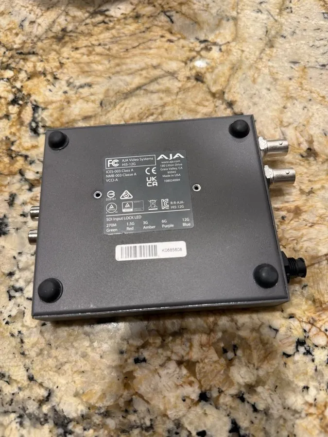 Видеооборудование AJA HI5-12G Converter 12G-SDI to 4K HDMI 2.0