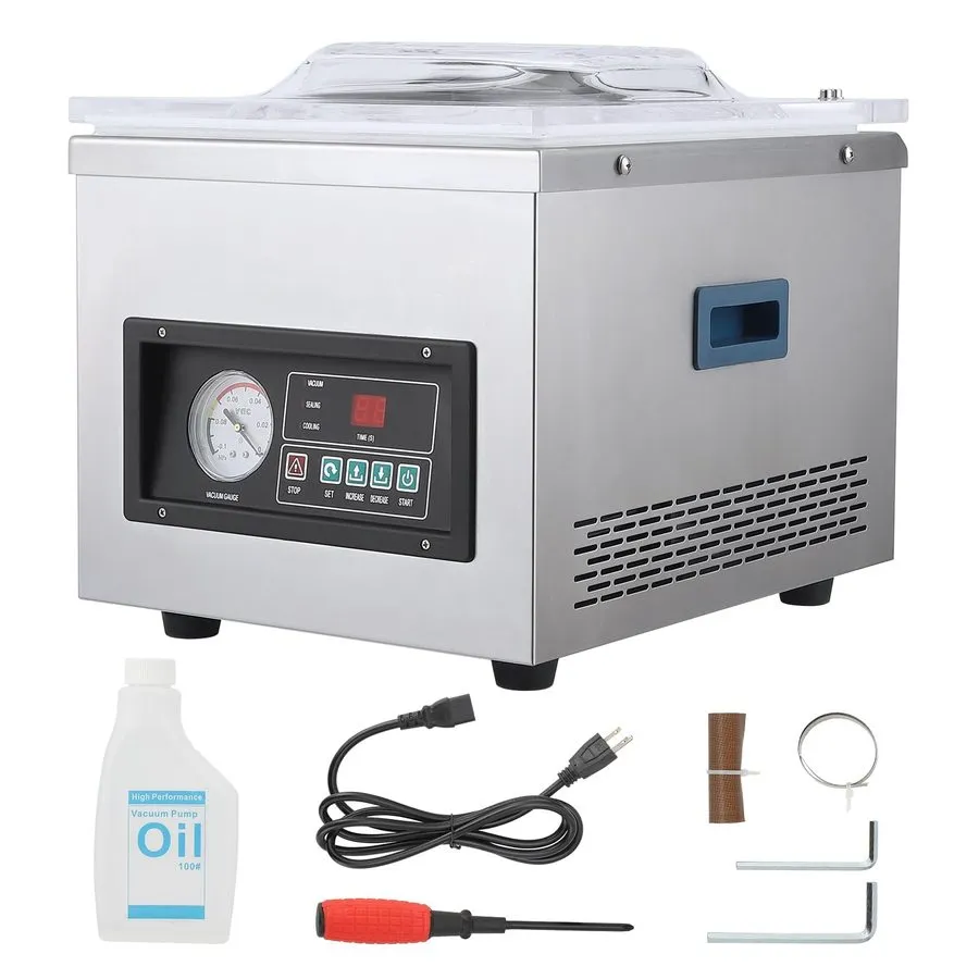 Вакуумный упаковщик VEVOR DZ-260A Chamber Vacuum Sealer 6.5cbm/h Pump 260W Food 