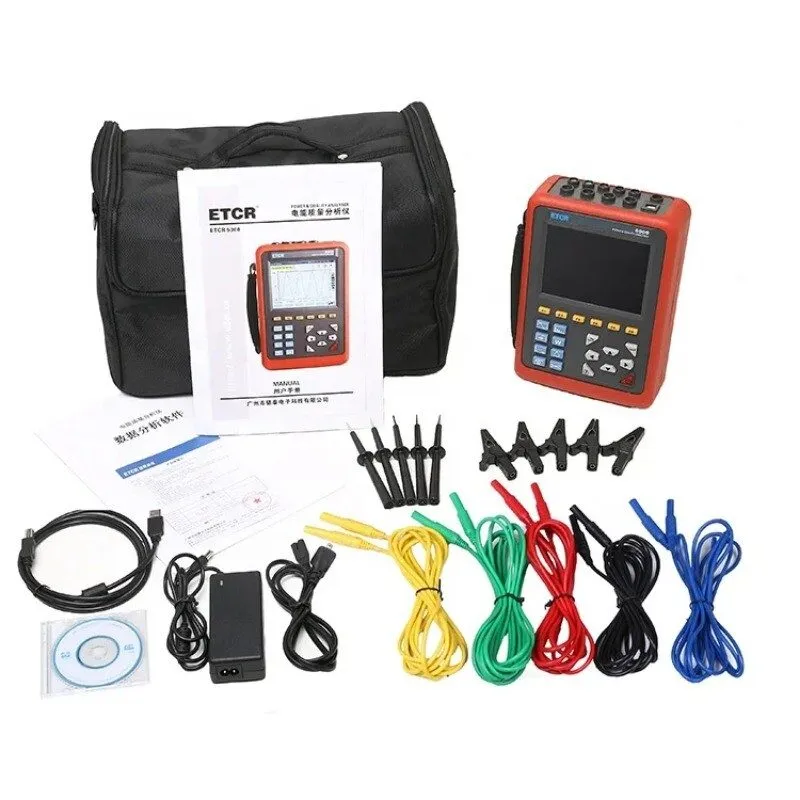 Анализатор ETCR5000 Power Quality Analyzer 3 Phase Power Energy Meter + Current 