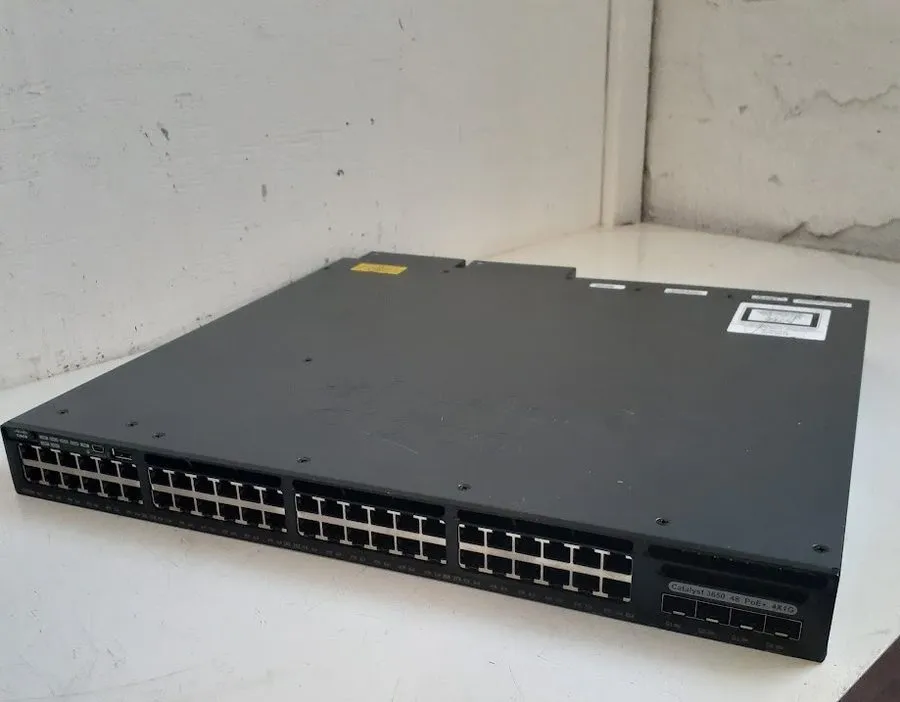 Коммутатор Cisco 3650 Series PoE+ 48 Port Switch, IP Base, WS-C3650-48PS