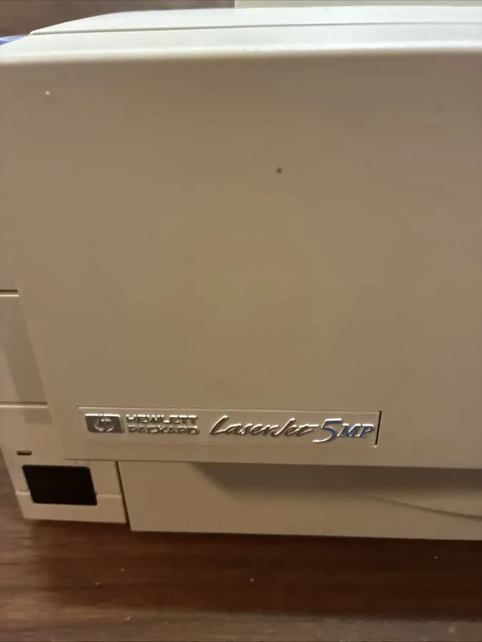 Лазерный принтер HP LASERJET 5MP Monochrome Laser Printer C3155A Vintage 1995 — фото лота 1
