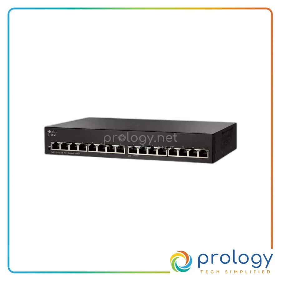 Коммутатор Cisco Small Business SG110-16 16-Port Gigabit Desktop Switch Excellen