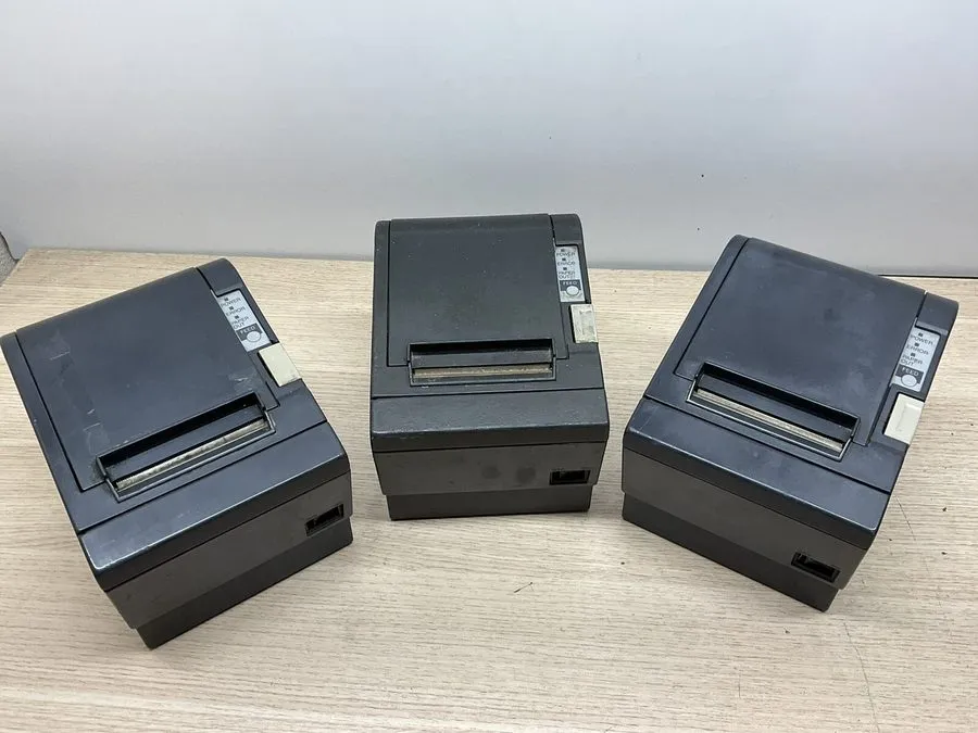 Принтер чеков EPSON TM-T88II MODEL 129B POS THERMAL RECEIPT PRINTER SERIAL PORT — фото лота 3