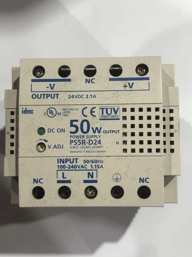 Блок питания IDEC PS5R-D24 24VDC 2.1A 50W DIN Rail Switching Power Supply