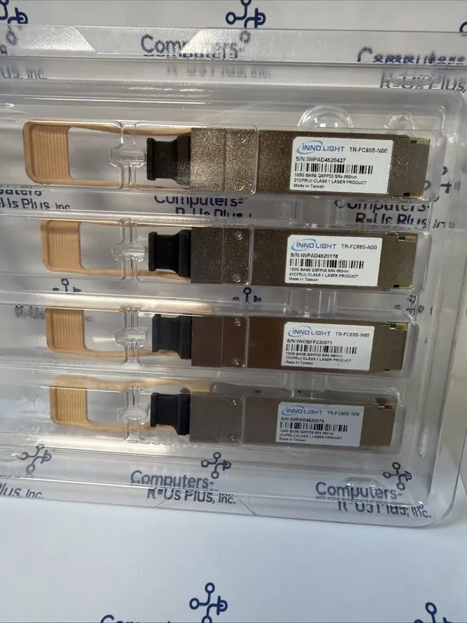 Трансивер InnoLight TR-FC85S-N00 100G BASE QSFP28 SR4 850nm Transceiver QSFP