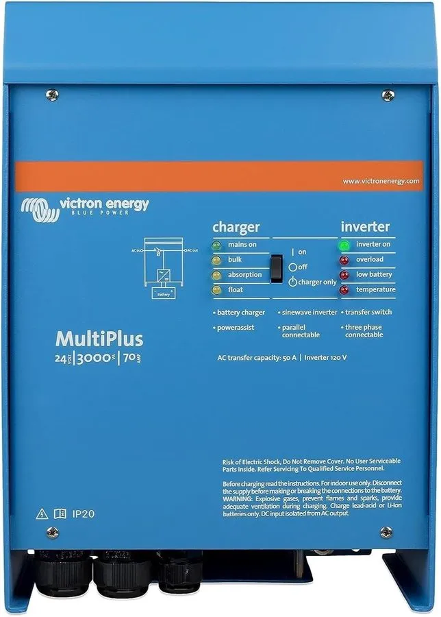 Аккумулятор Victron Energy MultiPlus Inverter Charger для 70 amp Battery, 3000VA