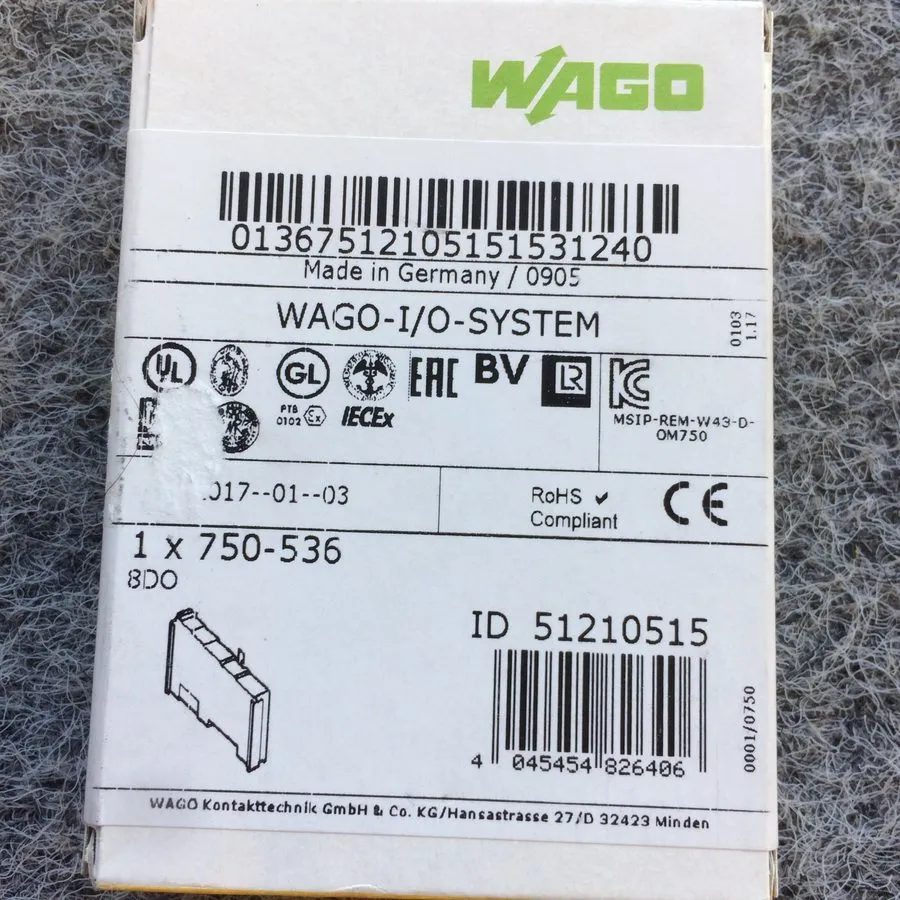 Модуль ввода-вывода WAGO Sealed 24 VDC Output Module 750-536