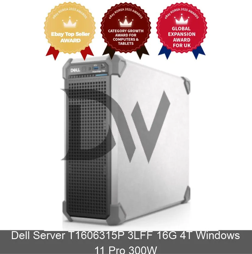 Сервер Dell Server T1606315P 3LFF 32G 4T WIN2025 Standard 300W Server Computer