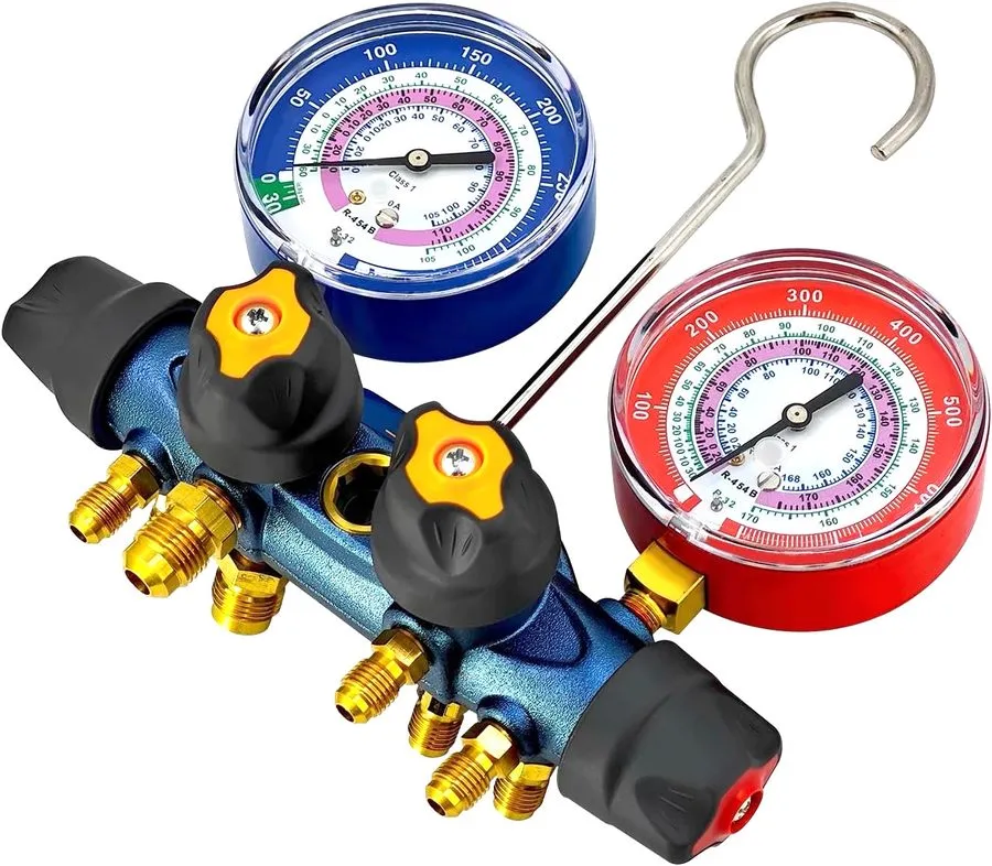 Манометрический коллектор 4-Valve HVAC Manifold Gauge Set