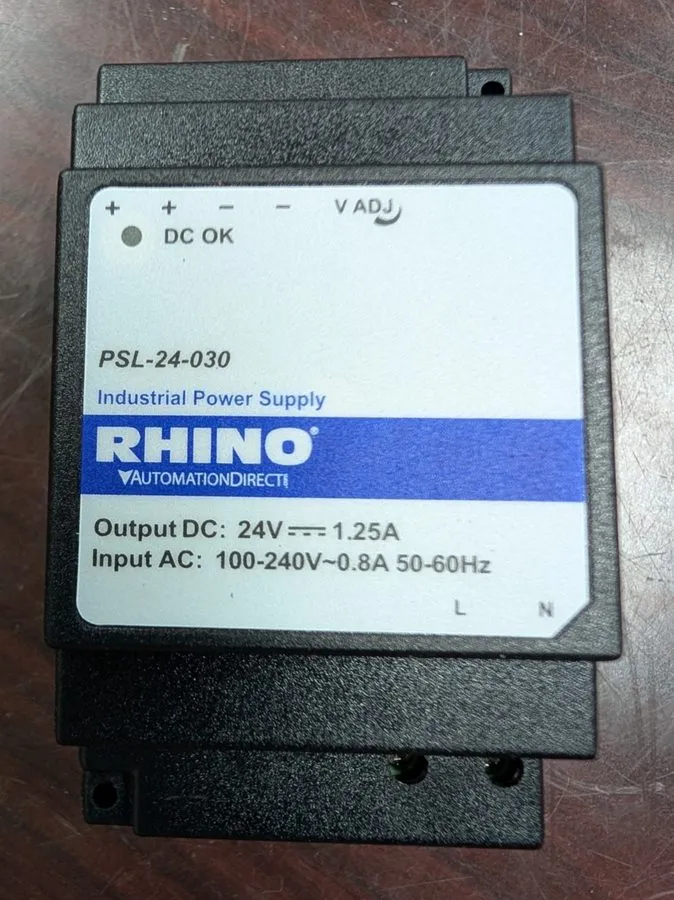 Блок питания RHINO PSL-24-030 DIN Rail Power Supply 24VDC 1.25A 30W