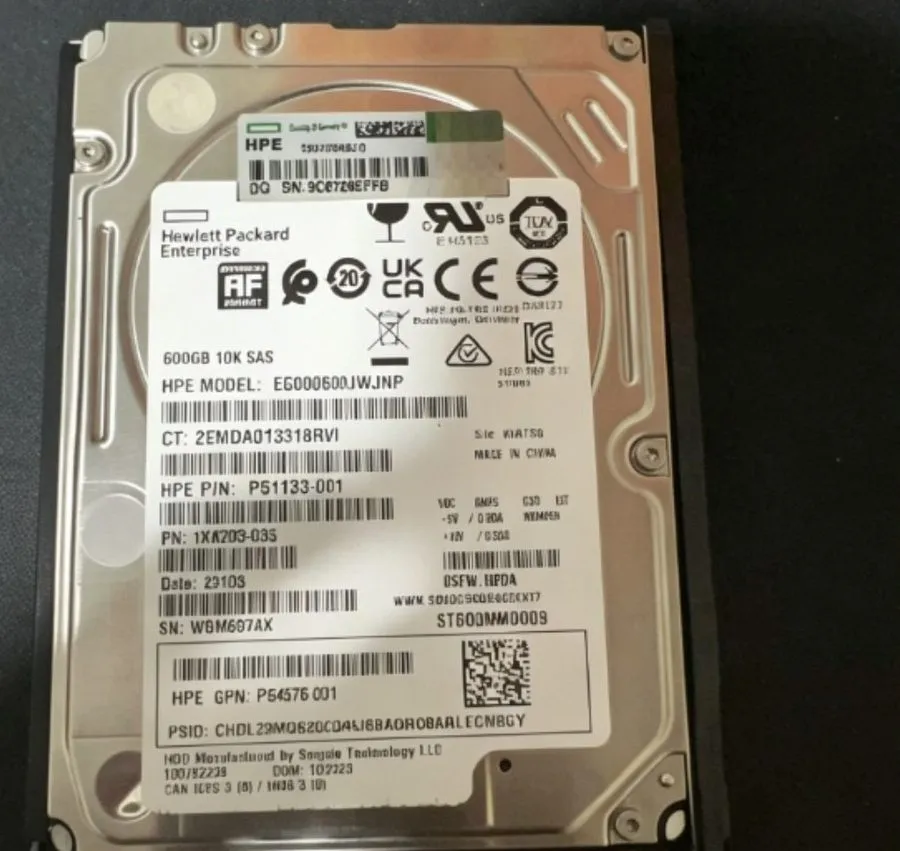 Жёсткий диск HPE 600GB SAS 12G 10K SFF DP HDD EG000600JWJNP ST600MM0009