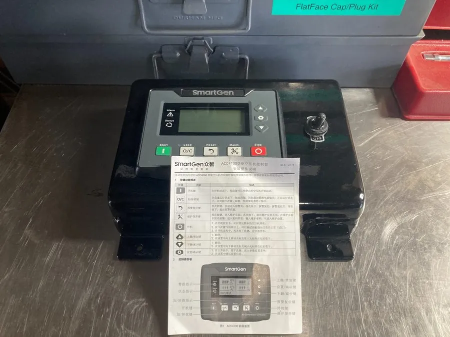 Компрессор smartgen acc4100 diesel air compressor controller aftermarket replace — фото лота 1