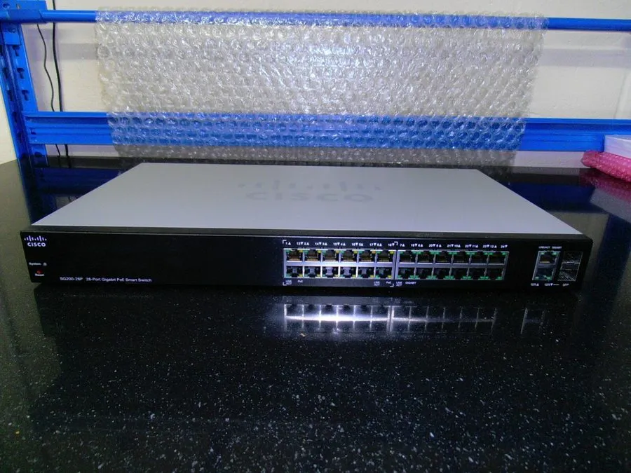 Коммутатор Cisco SG200-26P 26-Port Gigabit PoE Smart Switch 100W Budget