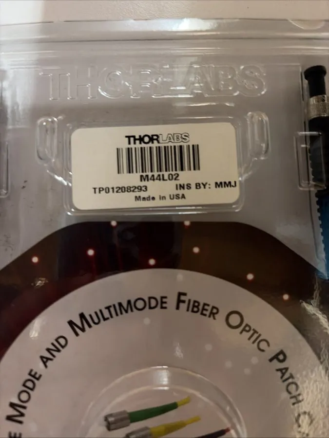 Кабель THORLABS M44L02 10um 2m Optic Patch Cables — фото лота 1