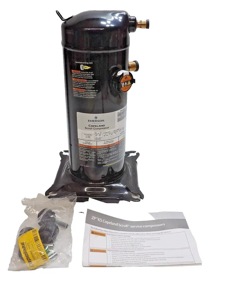 Компрессор Copeland Scroll ZP16K5E-PFV-830 Scroll Compressor 208-230 15,500 R410