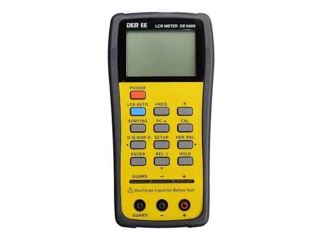 Тестер DER EE DE-5000 High Accuracy Handheld LCR Meter TL-21 TL-23 Set Tools