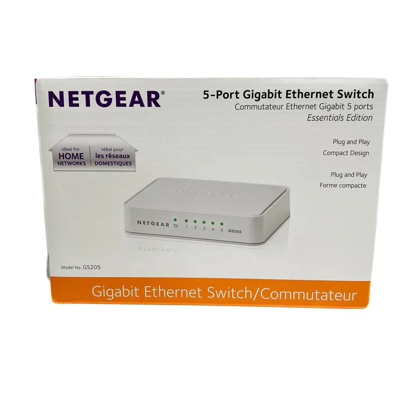 Коммутатор NETGEAR (GS205100PAS) 5 Port Gigabit Ethernet Switch