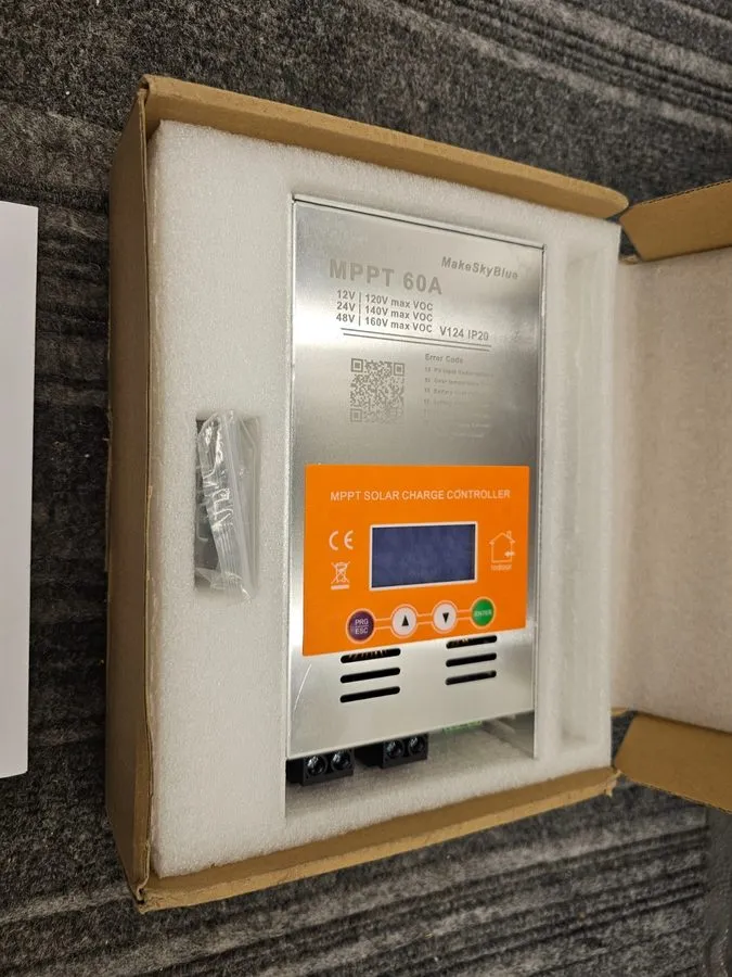Аккумулятор MakeSkyBlue 60A MPPT Solar Charge Controller V124 12V/24V/48V Auto 6