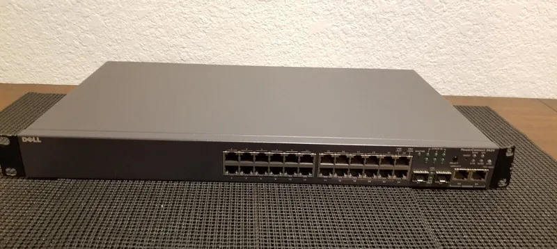 Коммутатор DELL PowerConnect 3424 24 Port Managed Ethernet Switch 10/100 24Port