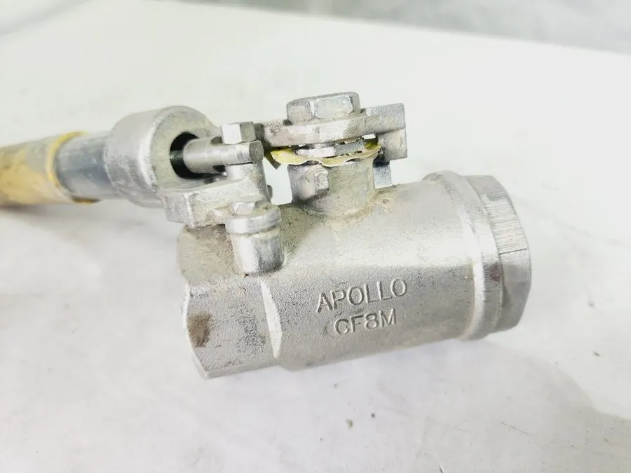 Клапан Apollo Stainless Steel Ball Valve 1" 76-505-01A Spring Deadman Lever [A3B