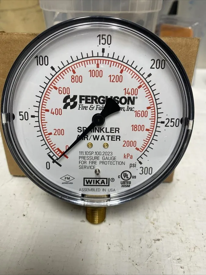 Трубопроводная арматура Wika Instruments 4276095 111.10SP 4" Air/Water Pressure 