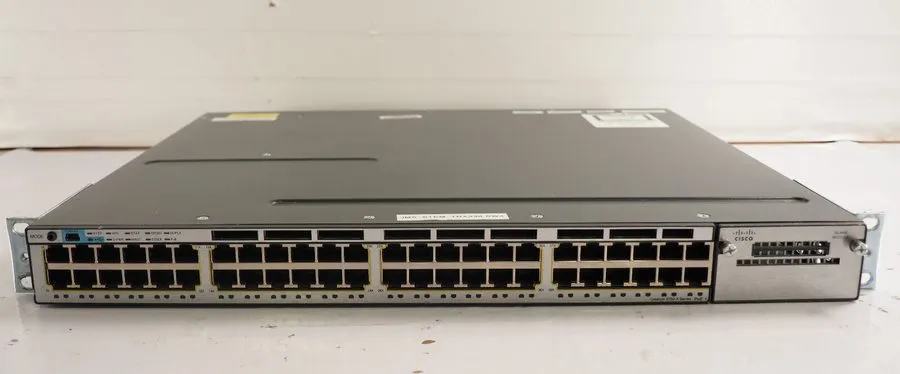 Коммутатор Cisco WS-C3750X-48P-S 48 Port PoE Gigabit Switch W/C3KX-NM-10G