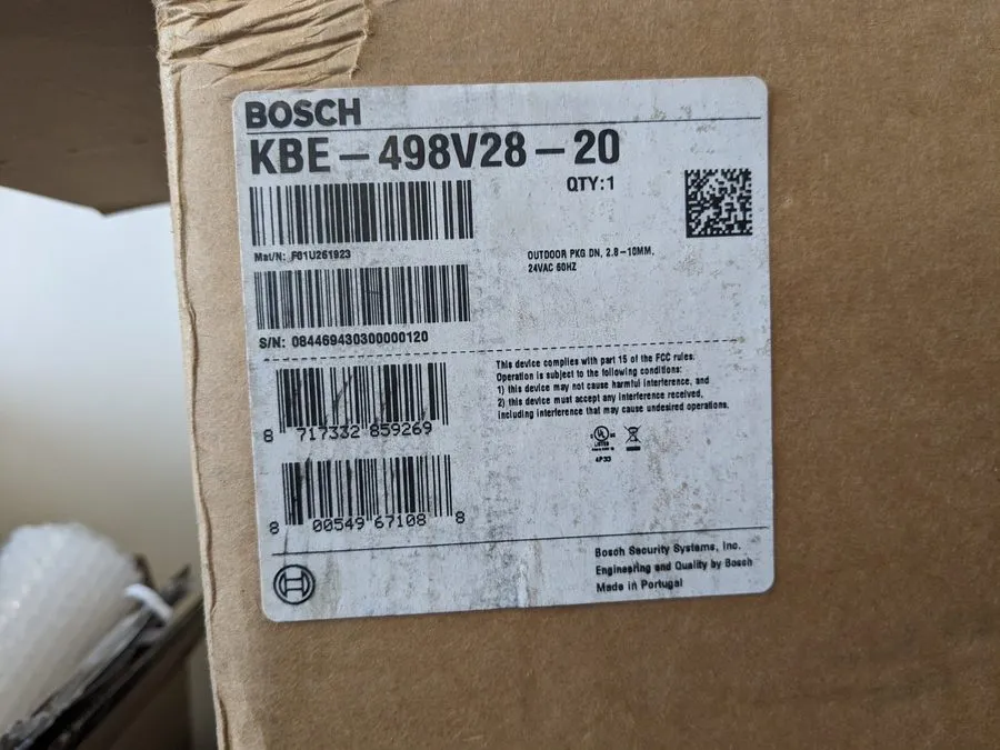 Камера Bosch KBE-498V28-20 Day/Night Outdoor Security Camera