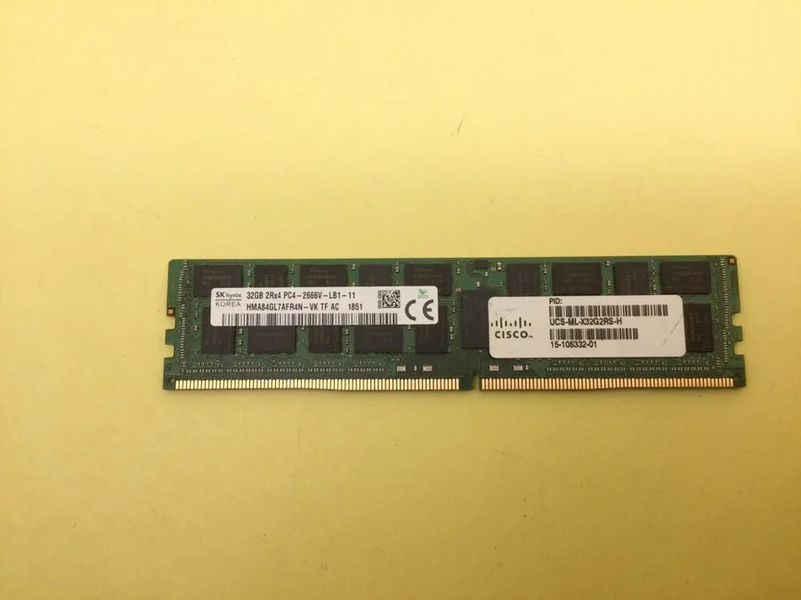Модуль памяти Micron 32GB DDR4-2666 MTA36ASF4G72LZ Cisco UCS-ML-X32G2RS-H