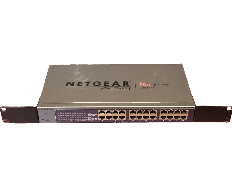 Коммутатор Netgear ProSafe Plus JGS524E 24-Port Gigabit Switch with Power Lead