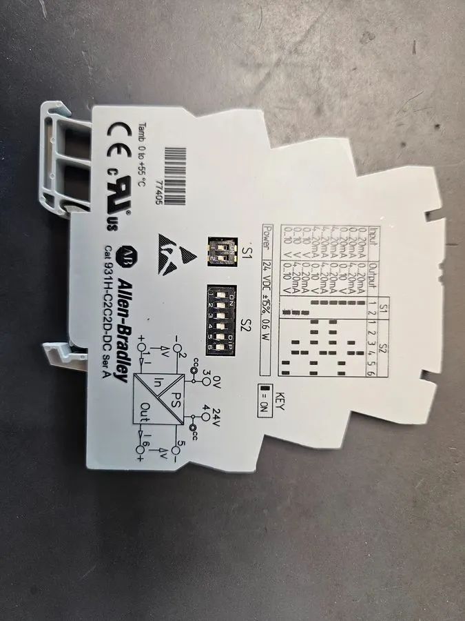 Преобразователь сигнала ALLEN BRADLEY 931H-C2C2D-DC SIGNAL CONDITIONER--SELECTAB