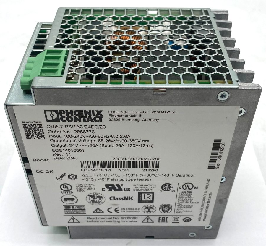 Фото лота QUINT-PS/1AC/24DC/20 от продавца №56464
