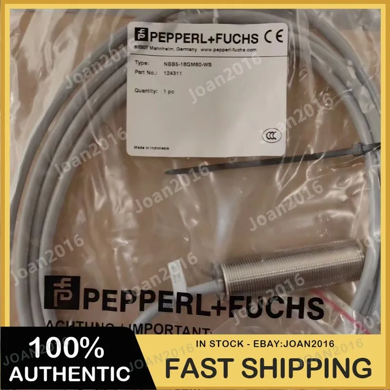 Датчик приближения Pepperl+ Fuchs NBB5-18GM60-WS 250VAC 200mA Proximity Sensor 1