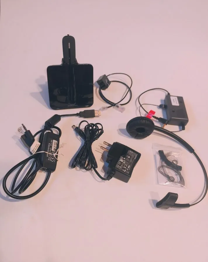 VoIP-шлюз Plantronics CS540 Wireless Headset 6.0 DECT Poly Bluetooth w/ APU-75D 