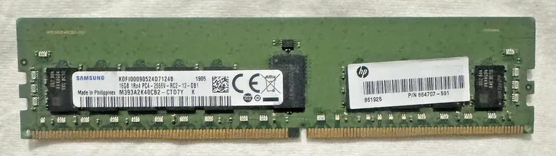 Модуль памяти Samsung M393A2K40CB2 CTD7Y 32GB (2x16GB) 1Rx4 PC4-2666V HP Z4 & Se