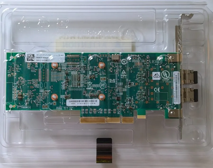 Контроллер Dell QLogic QLE2692-DEL 16Gb FC SFP+ Dual Port Full Height HBA YCVFG