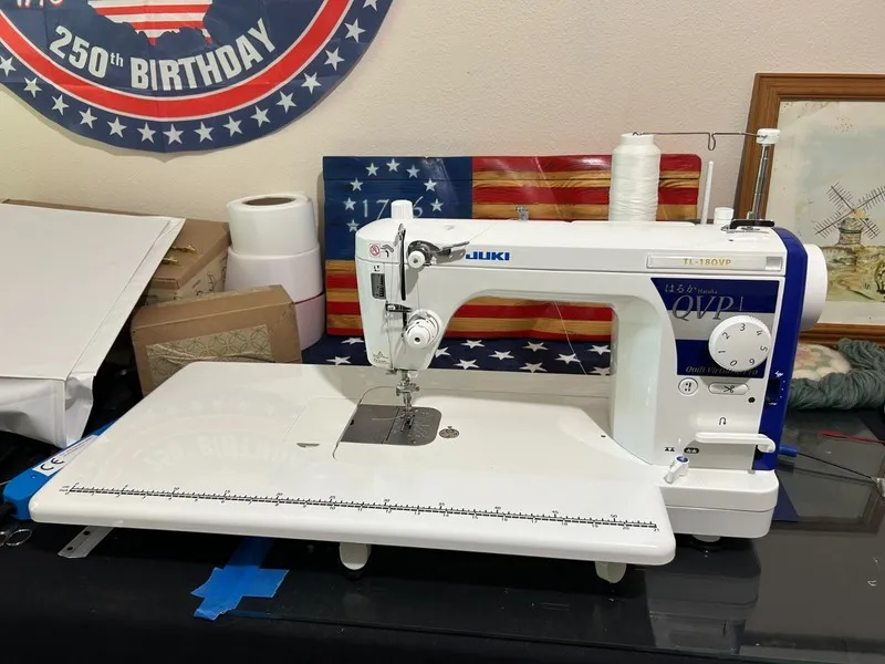 Оборудование рекламного производства Juki Haruka TL-18QVP Mid-Arm Portable Quilt — фото лота 2