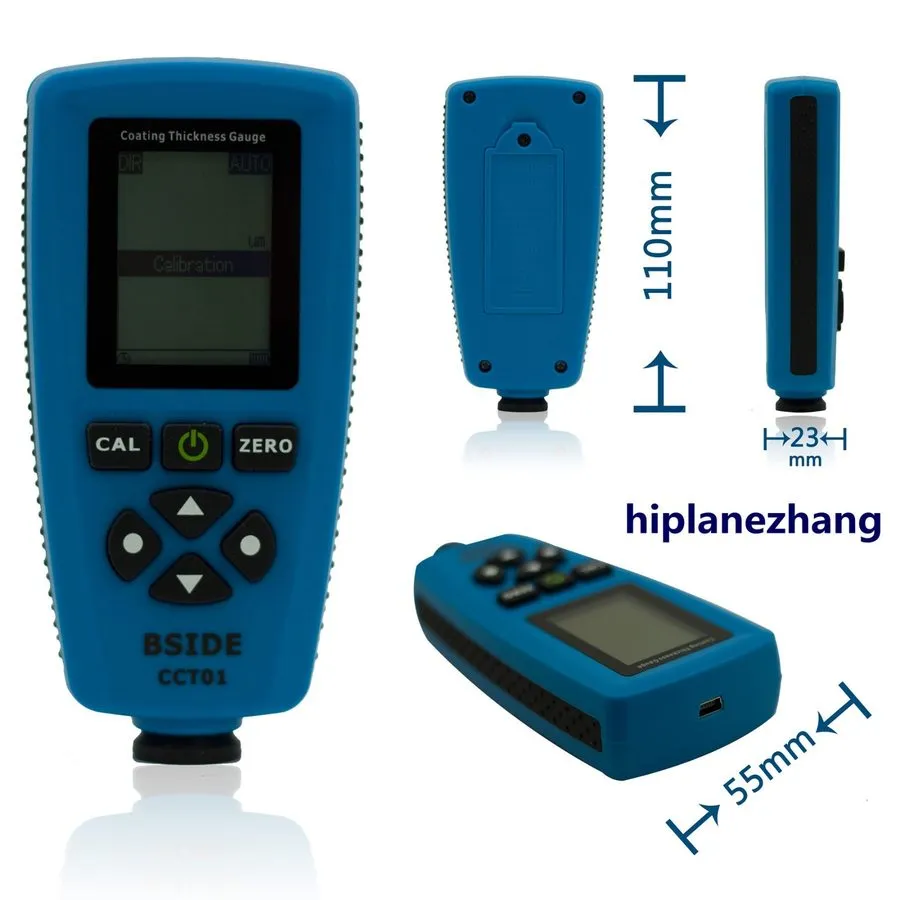 Толщиномер Paint Thickness Gauge 0-1300um Fe NFe Coating Thickness Meter Car Pai