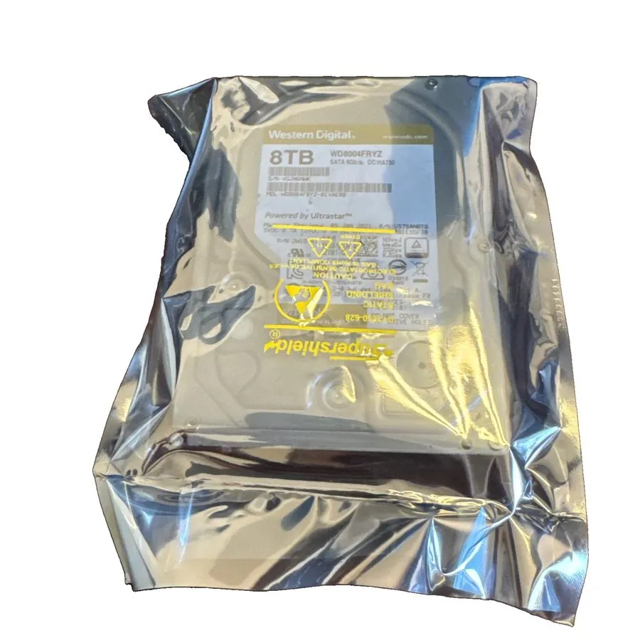 Жёсткий диск Western Digital WD Gold 8TB Enterprise HDD WD8004FRYZ 7200RPM 256MB