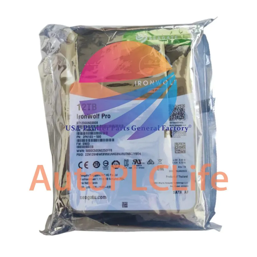 Жёсткий диск Seagate IronWolf Pro 12TB 7200RPM SATA 6Gb/s 3.5" NAS HDD ST12000NE